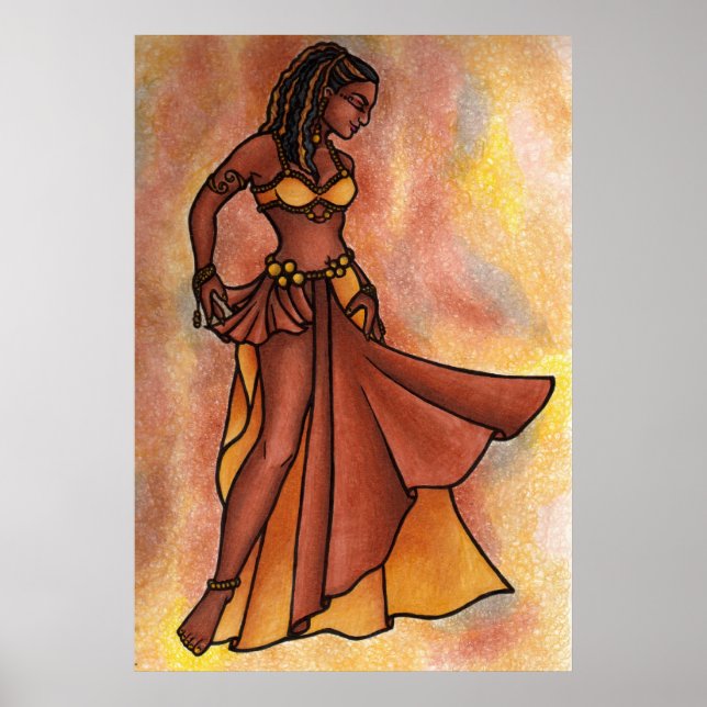 Belly Dancer Goddess Poster (Vorne)