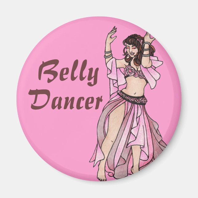 Belly Dancer Habibi Magnet (Vorne)