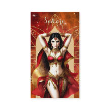 Belly Dancer marokkanischer Red Gold