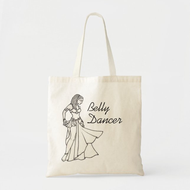 Belly Dancer Tote Bag Tragetasche (Vorne)