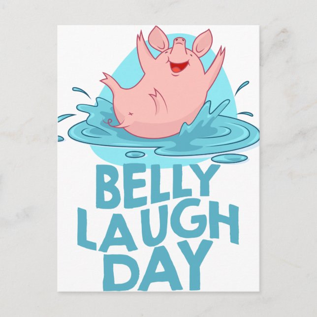 Belly Lagh Day - Aufwertungstag Postkarte (Vorderseite)