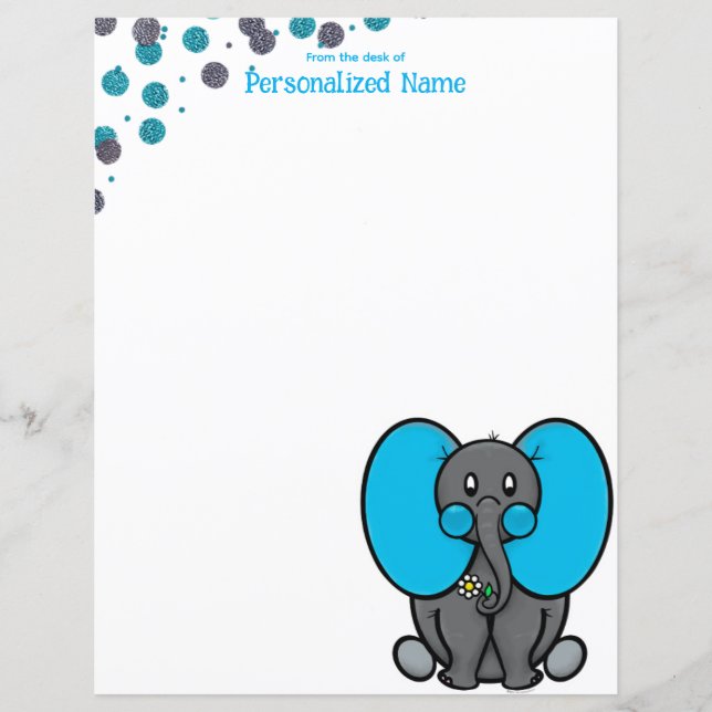 Belly Phant Dots unbeschichtetes Blatt (Vorderseite)