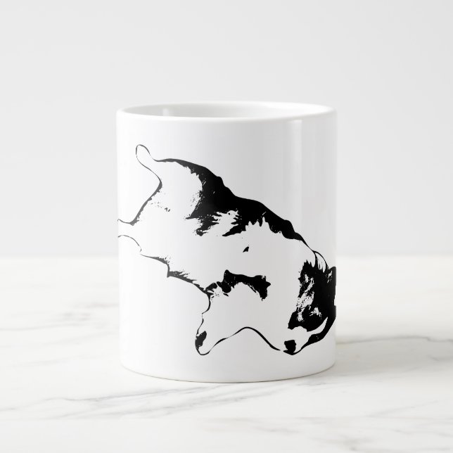 Belly-Up-Bliss Jumbo-Tasse (Vorderseite)