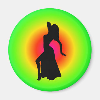 Bellydance Diva Pose Sternexplosion Bagnet Magnet