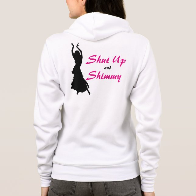 Bellydance Reißverschluss-Oben Hoodie, Hoodie (Rückseite)