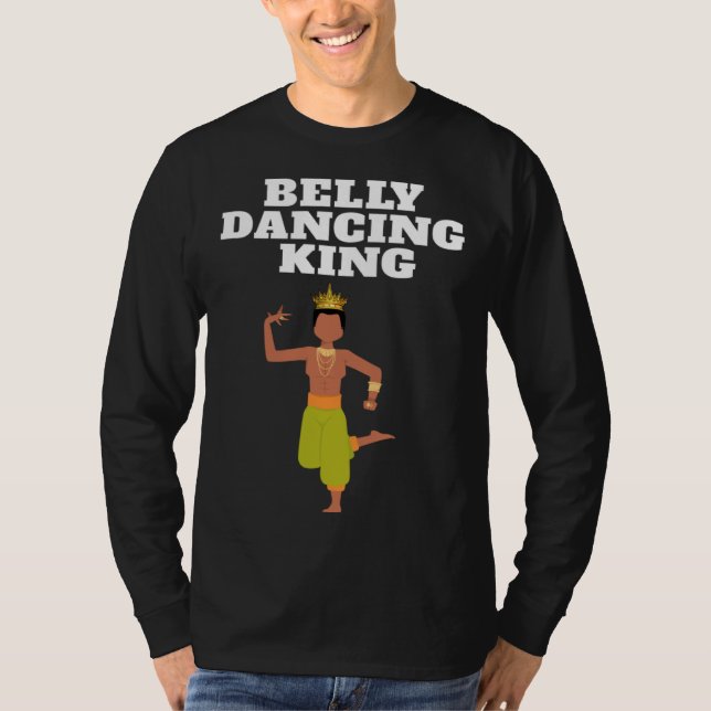 Bellydancing King Boys and Mens Bellydancing T-Shirt (Vorderseite)