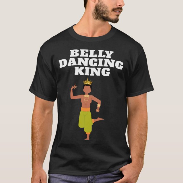 Bellydancing King Boys and Mens Bellydancing T-Shirt (Vorderseite)