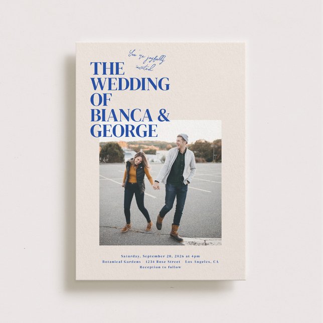 Belmont Foto Wedding Einladung (Von Creator hochgeladen)