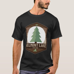 Belmont Lake Staat Park New York Ny Tree Forest Ba T-Shirt