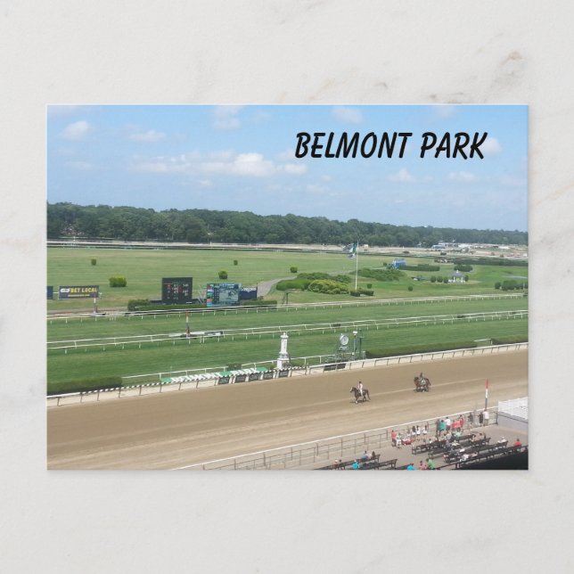 Belmont Park Postkarte (Vorderseite)