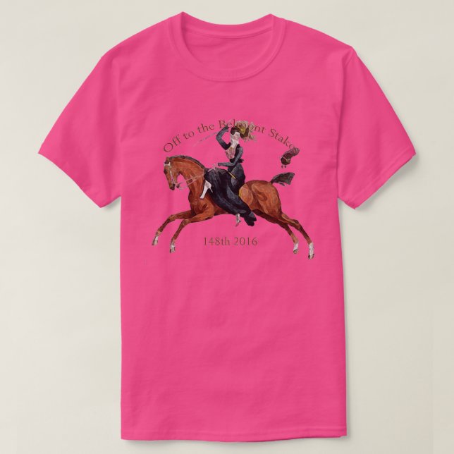 Belmont Stakes 2016 Pferderennen 148. T-Shirt (Design vorne)
