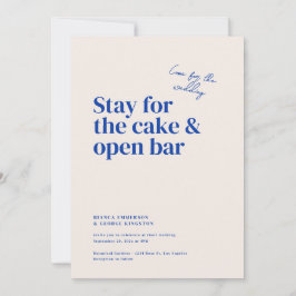 Belmont Typografy Wedding Einladung