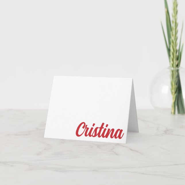 Belmont University Personalisiert Dankeschön-Karte Dankeskarte (Vorderseite)