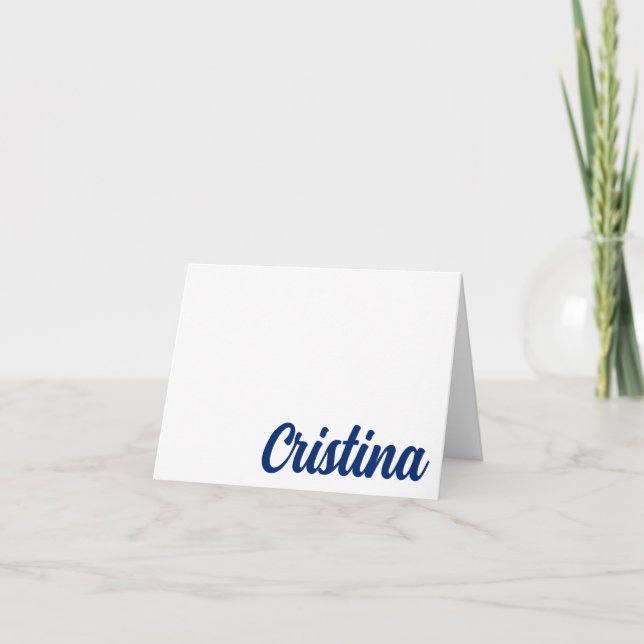 Belmont University Personalisiert Dankeschön-Karte Dankeskarte (Vorderseite)