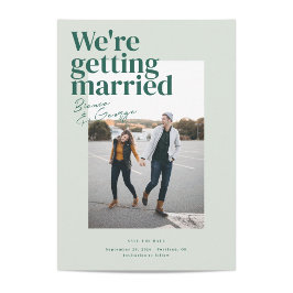 Belmont Wedding Save the Date Einladung