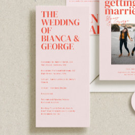 Belmont Wedding Zeremony Program