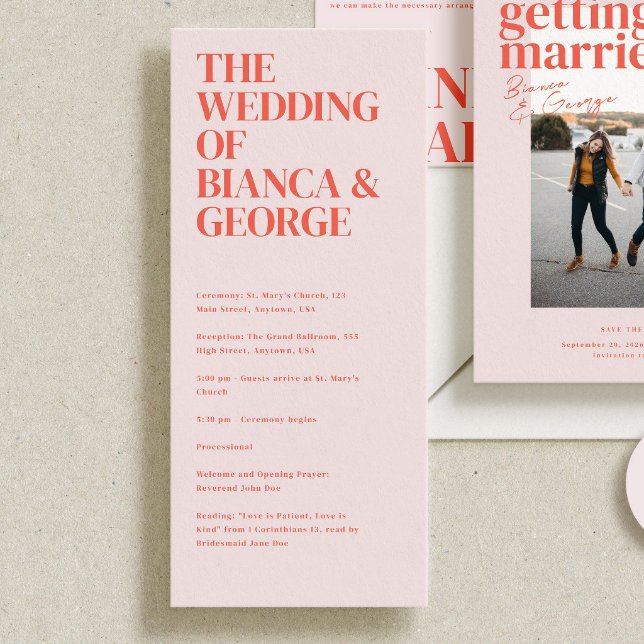 Belmont Wedding Zeremony Program (Von Creator hochgeladen)