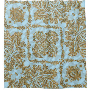 Belmonte Diolle Elegante Damask Duschvorhang