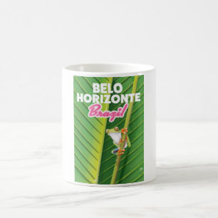 Belo Horizonte, Brasilien Reiseplakat Kaffeetasse