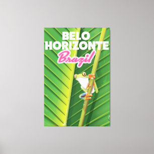 Belo Horizonte, Brasilien Reiseplakat Leinwanddruck