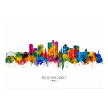 Belo Horizonte Brasilien Skyline