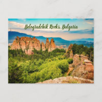 Belogradchik Rocks Bulgarien stylisiert