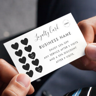 Belohnung für den Black Heart Business Punch 10 Be Treuekarte