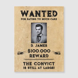 Belohnung für die Vintage Spaß-Überzeugung Gewollt Magnetkarte