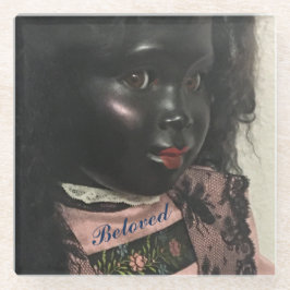 'Beloved' Beautiful Vintag Black Doll Untersetzer