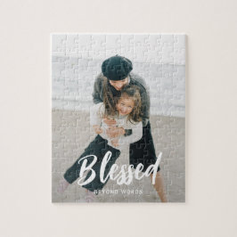 Beloved Caption Personalisiertes Foto Puzzle