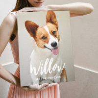 Beloved Caption Personalisiertes Foto Wrapped Canv