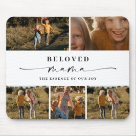 Beloved Mama Mama Happy Mother Day Foto Collage Mousepad