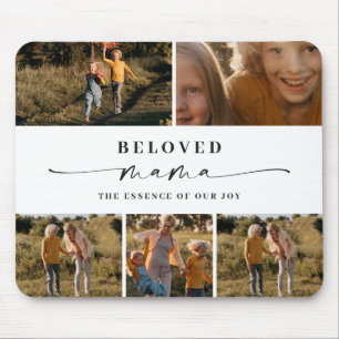Beloved Mama Mama Happy Mother Day Foto Collage Mousepad