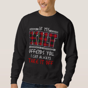 Belshes Clan Tartan Kilt antike moderne für Männer Sweatshirt