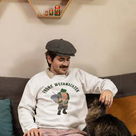 Belsnickel Cartoon Personalisiert Weihnachten Sweatshirt