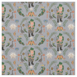 Belsnickel und Pennsylvania Weihnachtsmotifs Stoff