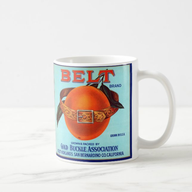 Belt Brand California Orange Kaffeetasse (Rechts)