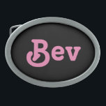 Belt Buckle Bev Ovale Gürtelschnalle<br><div class="desc">Belt Buckle Bev</div>