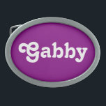 Belt Buckle Gabby Ovale Gürtelschnalle<br><div class="desc">Belt Buckle Gabby</div>