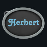 Belt Buckle Herbert Ovale Gürtelschnalle<br><div class="desc">Belt Buckle Herbert</div>