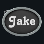 Belt Buckle Jake Ovale Gürtelschnalle<br><div class="desc">Belt Buckle Jake</div>