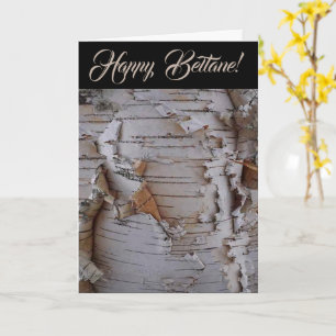 Beltain Ring of Fire faltende Grußkarte Karte