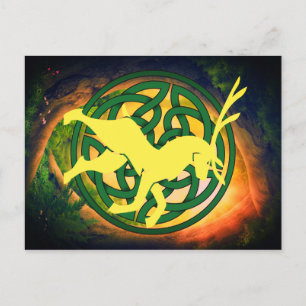 Beltaine - Festival des Wachstums im Mai Postkarte