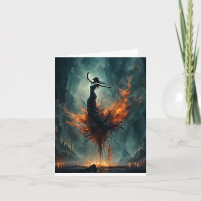 Beltane Blessings Karte (Vorderseite)