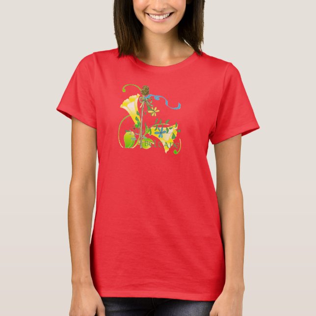 Beltane Blume T-Shirt (Vorderseite)