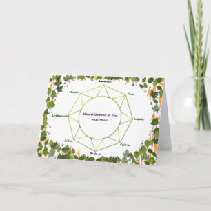 Beltane Greeting Card Karte