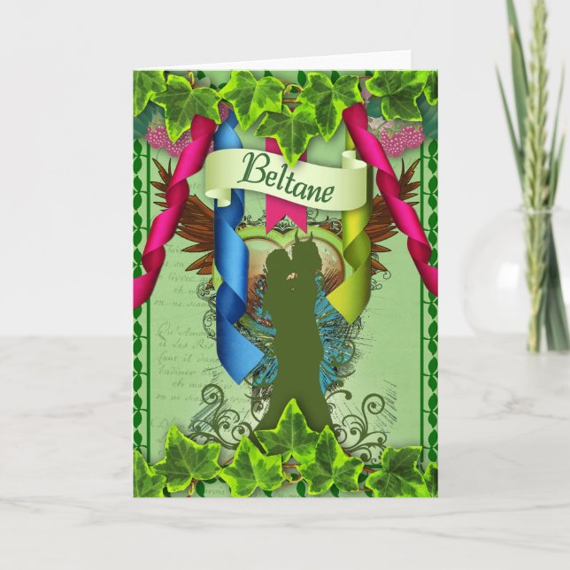 Beltane Pagan Greeting Card Karte (Vorderseite)