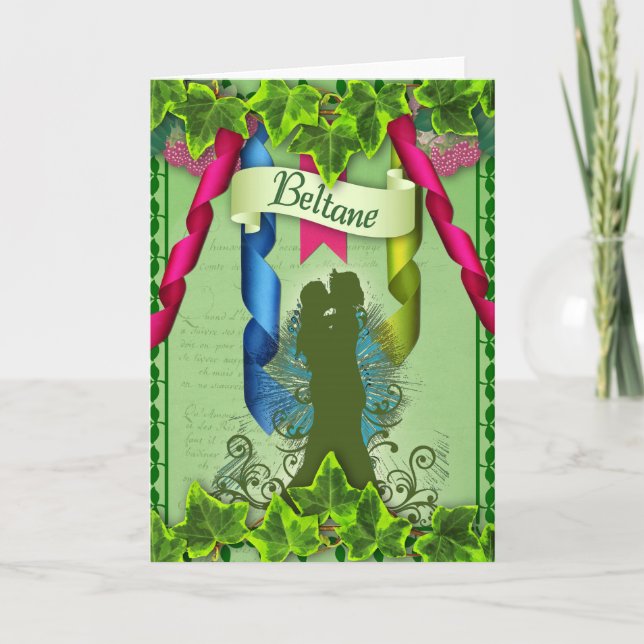 Beltane Pagan Greeting Card Karte (Vorderseite)