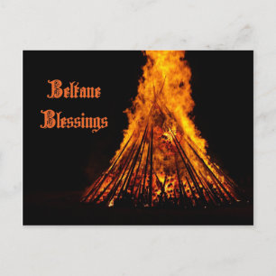 Beltane Segnungen Postkarte