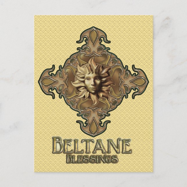 Beltane Sun Sprite Postcard Postkarte (Vorderseite)